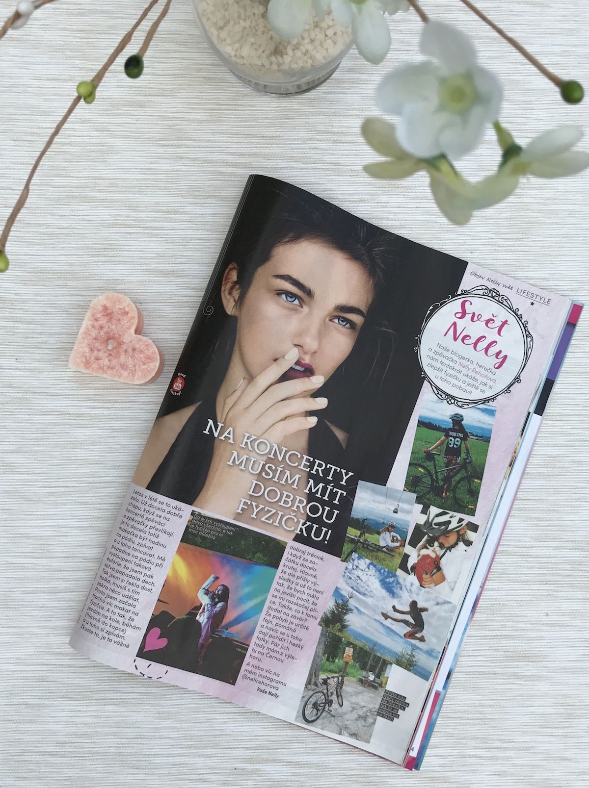 Na koncerty musím mít dobrou fyzičku!